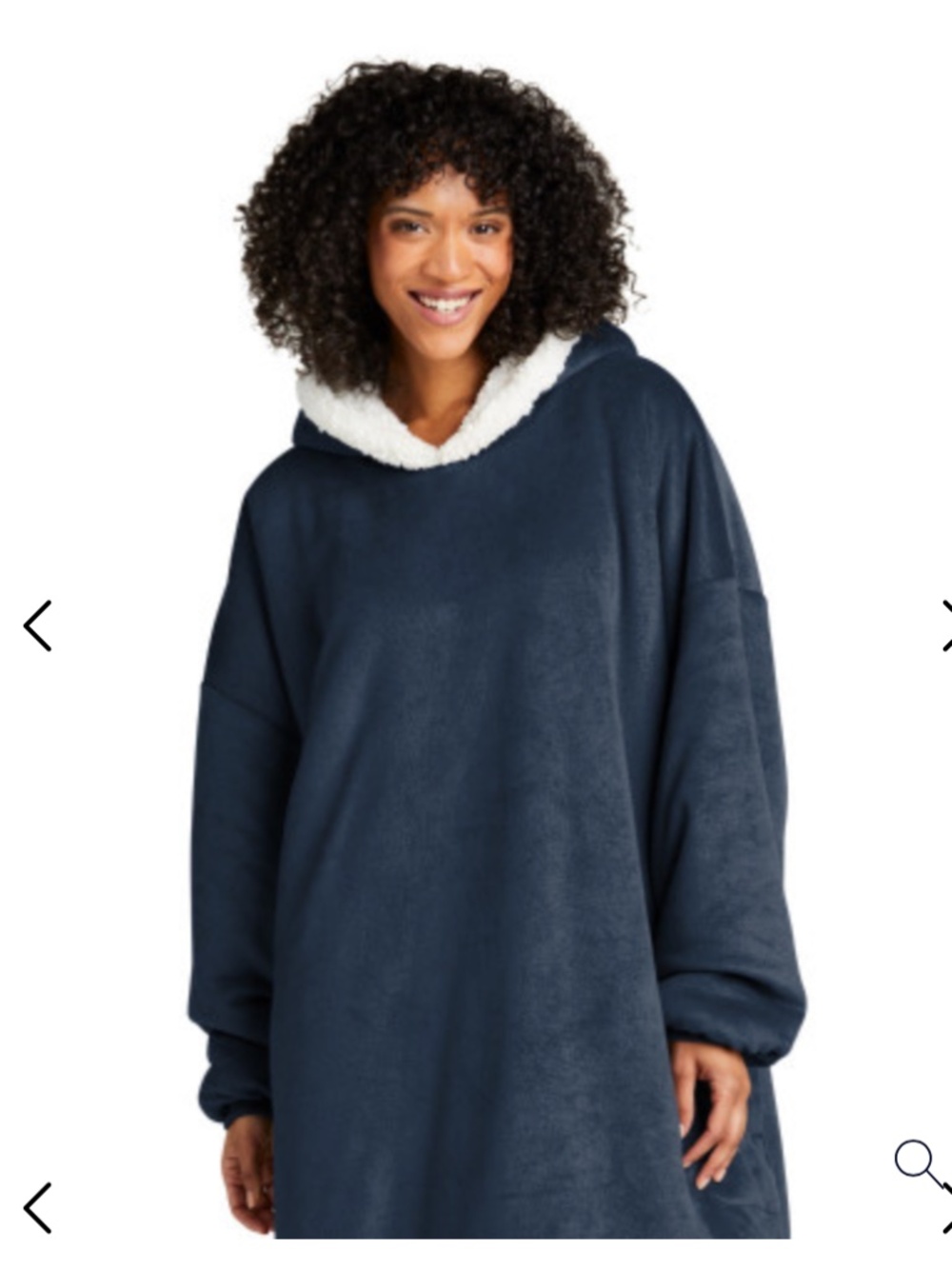 Port Authority Mountain Lodge Wearable Blanket - Navy Blue